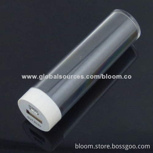 Cylinder 2,200mAh Power Bank Cases for iPhone/iPad/iPod, with CE/FCC/RoHS Mark